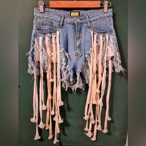 Fringe shorts S